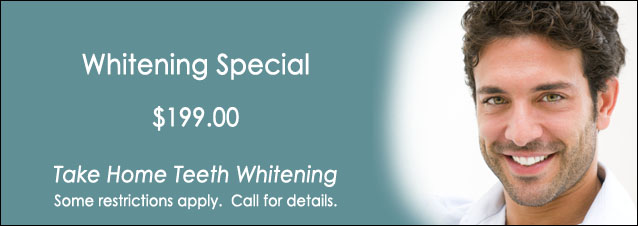 Teeth Whitening Special only $199.00 - Take Home Teeth Whitening Call for Details 772-334-3653